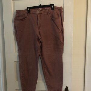 New Directions Women's Skinny Jeans - Mauve